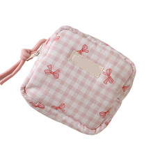 Reisekosmetiktasche mit zeitgenössischem Muster, tragbar-Rosa