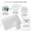 10-Inch Bluetooth Keyboard with Battery-Powered Mouse Ultra-Thin Wireless Mouse and Keyboard Set for Android Windows B 6