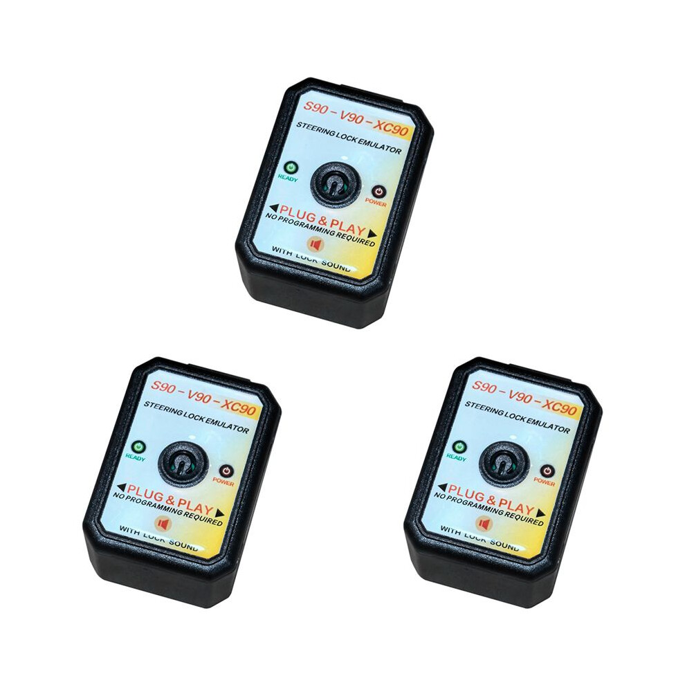 3X Steering Lock Simulator Emulator For Volvo S90 V90 Xc90 With Lock Sound No Programming 4713209203115