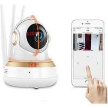 ZGEER 1080p WLAN-IP-Kamera – Babyphone, Nachtsicht, Bewegungs- und Geräuscherkennung – Zwei-Wege-Audio