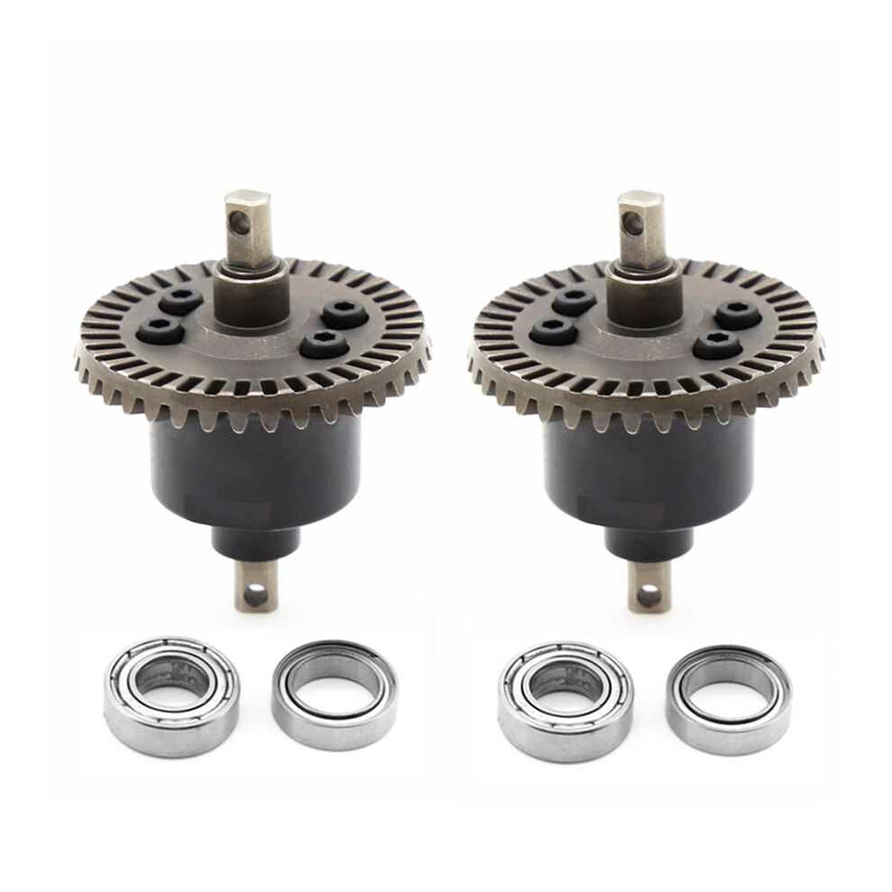 2Pcs Front Rear Differential With Bearing For Traxxas Slash 4X4 Vxl Stampede Rustler 1/10 Rc Car Upgrade Parts 4711442422959