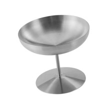 Retro-Dessertbecher aus Edelstahl, 150 ml/250-Silberne S-GRÖSSE