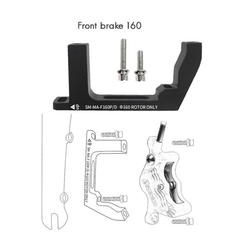 Disc Brake Mount Adapter Ultralight Flat Installation PM/is Converter Bicycle Accessories Rotor Exchange Bracket Front 1