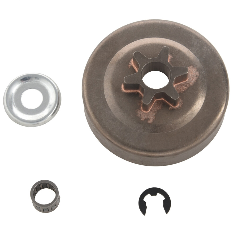 3/8 6T Clutch Drum Sprocket Washer E-Clip Kit For Stihl Chainsaw 017 018 021 023 025 Ms170 Ms180 Ms210 Ms230 Ms250 1123 4711619282119