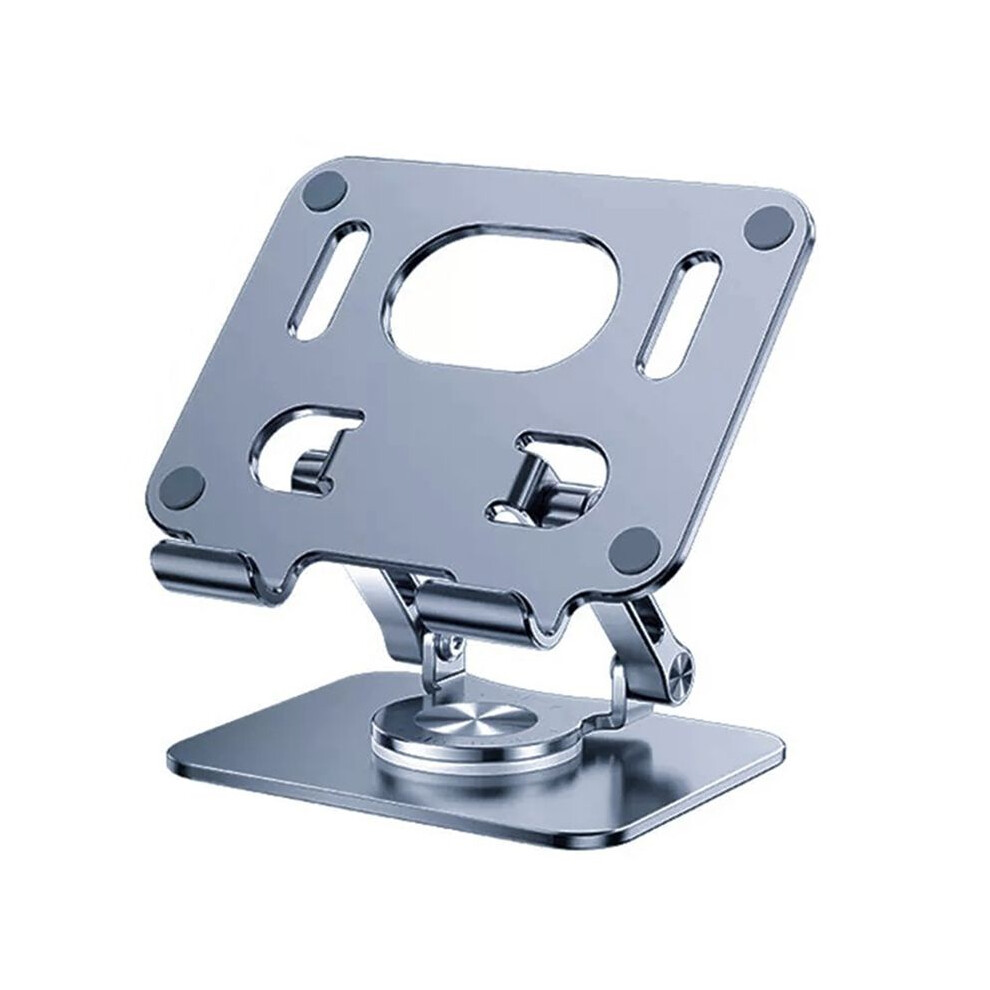 360 Rotation Tablet Holder Stand Height Adjustable Folding Mini Desk Stand Grey 4854110139640