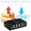 5 Port 100Mbps Network Switch Ethernet Industrial Grade Switch Unmanaged Rail Type Industrial Network Splitter 3