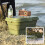 Foldable picnic basket with large capacity, removable divider, green 4
