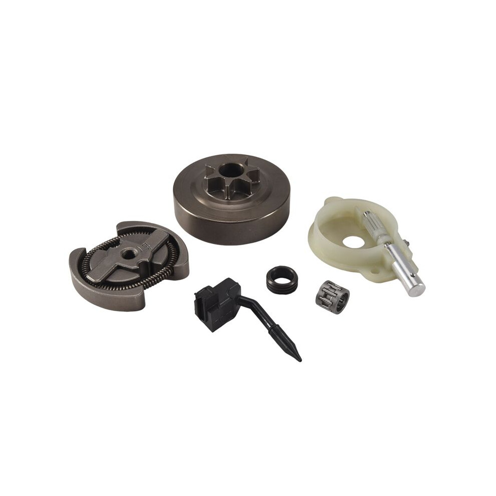 325-7T Clutch Drum Bearing Oil Pump, Worm Gear Set For Husqvarna 137 136 141 142 36 41 Chainsaw 530014949 Silver 6133443831499