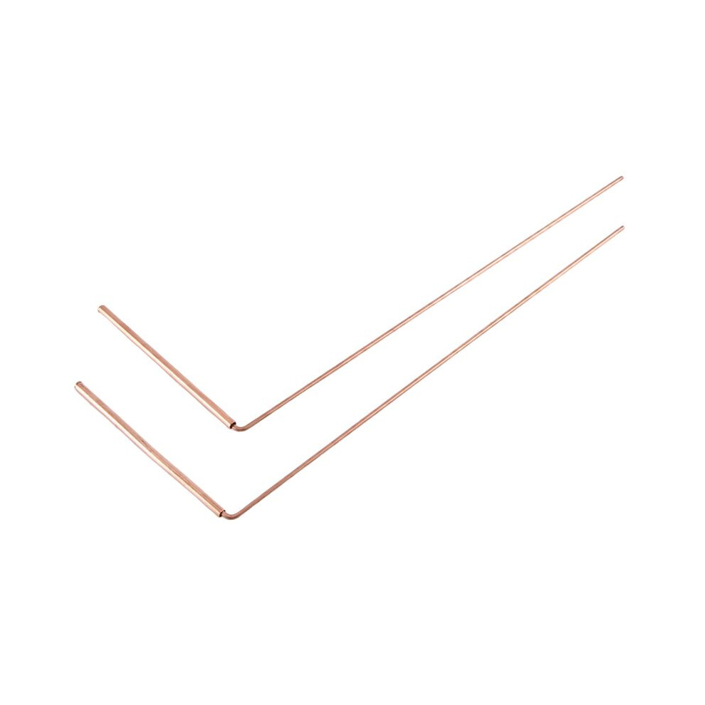 Copper Dowsing Rod Pure Copper 2Pcs Divining Rods - For Divining Water, Treasure(A) 6133869938239