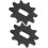 Ανθεκτικό κατασκευής μετάλλων μηχανών Sprocket10T χάλυβα εσωτερικό τρυπών εύρωστο 3