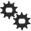 Ανθεκτικό κατασκευής μετάλλων μηχανών Sprocket10T χάλυβα εσωτερικό τρυπών εύρωστο 4