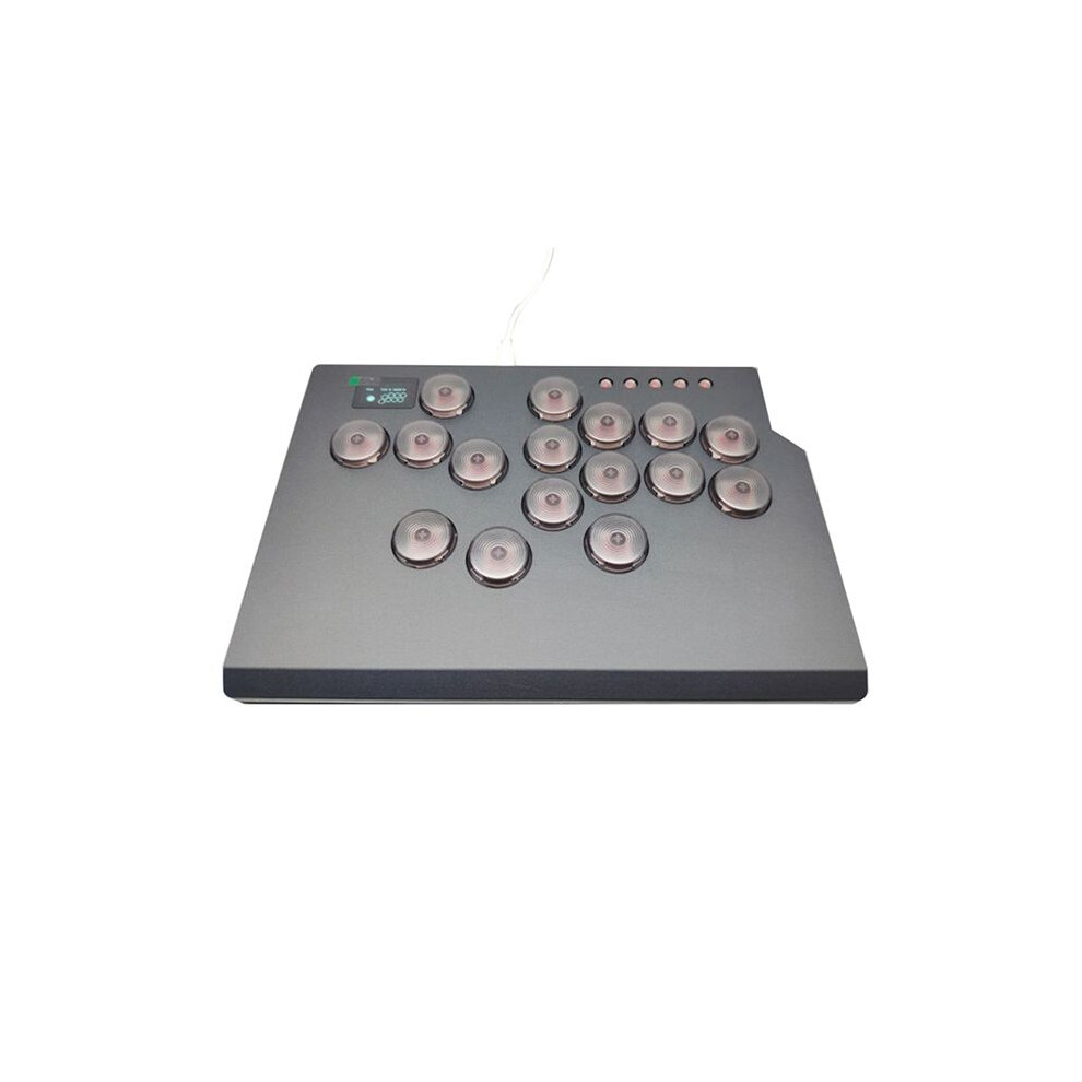 16Keys Game Keyboard Hitbox Leverless Controller Fighting Gaming Joystick For Pc/Ps3/Ps4/Ps5/Xbox Steam Arcade Pc Gift B 4851339845208