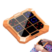 Electronic Brain Games Handheld Games  Portable Digital Game, Developmental Toy for Teens Adults Kids Car Camping School Travel Orange