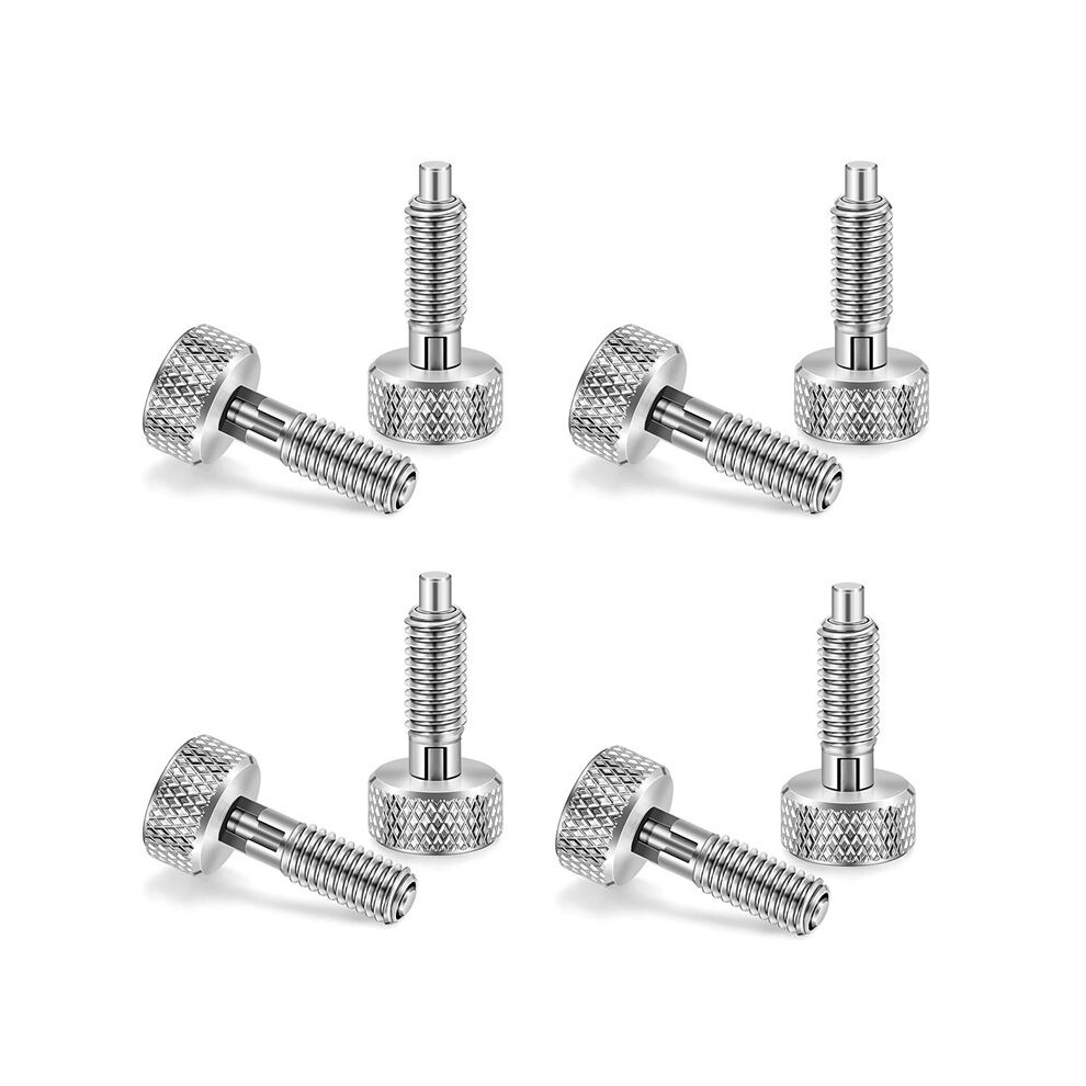4X Hand Retractable Spring Plunger With Knurled Handle Lock-Out M6 Type Release Pins For Rolling Toolbox B 6132625394944