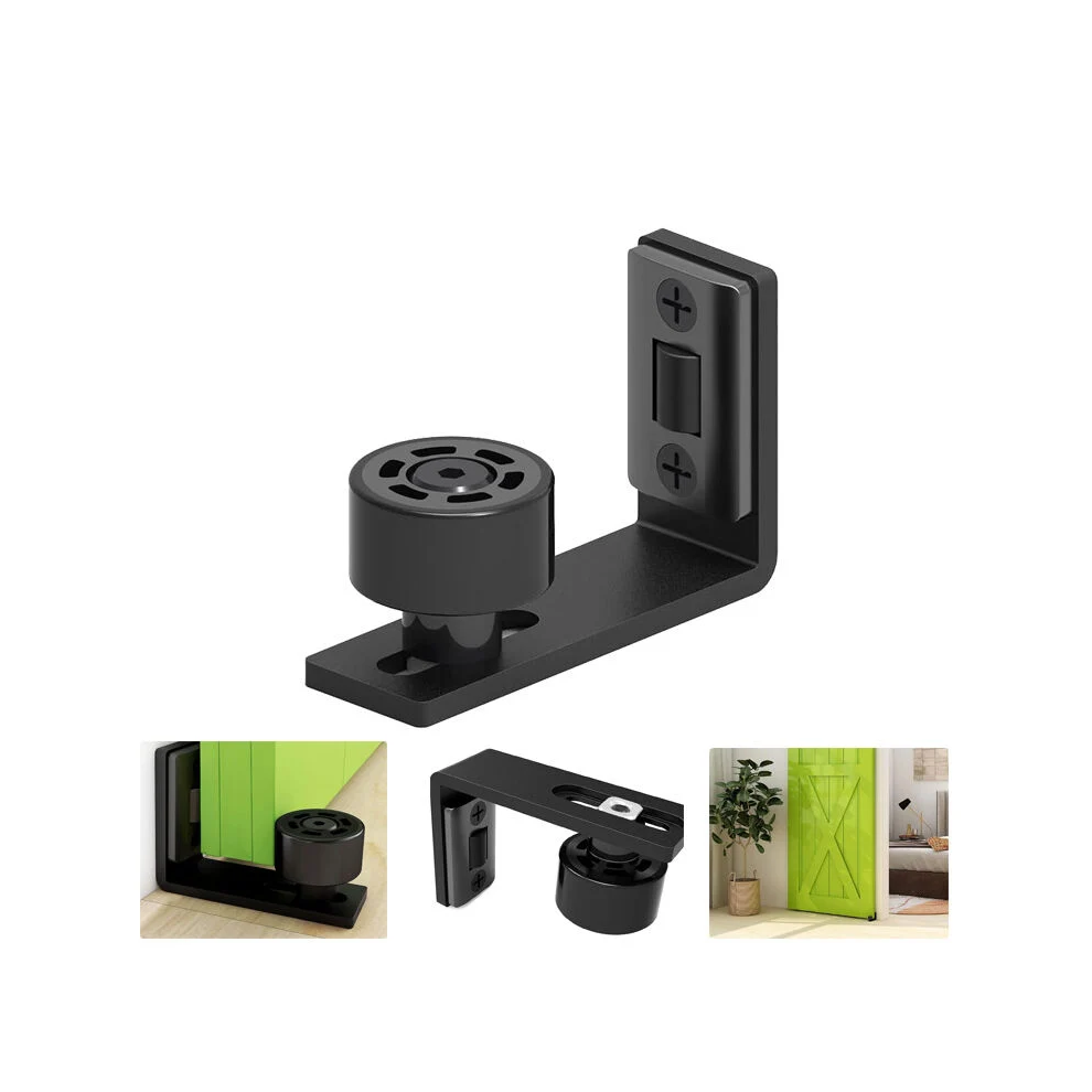Innovative Barn Door Floor Guide, Customized Installation Ensures Perfect Fit For Your Space, Wall Mount Type Provides Secure Attachment Without Drill 9198585087064