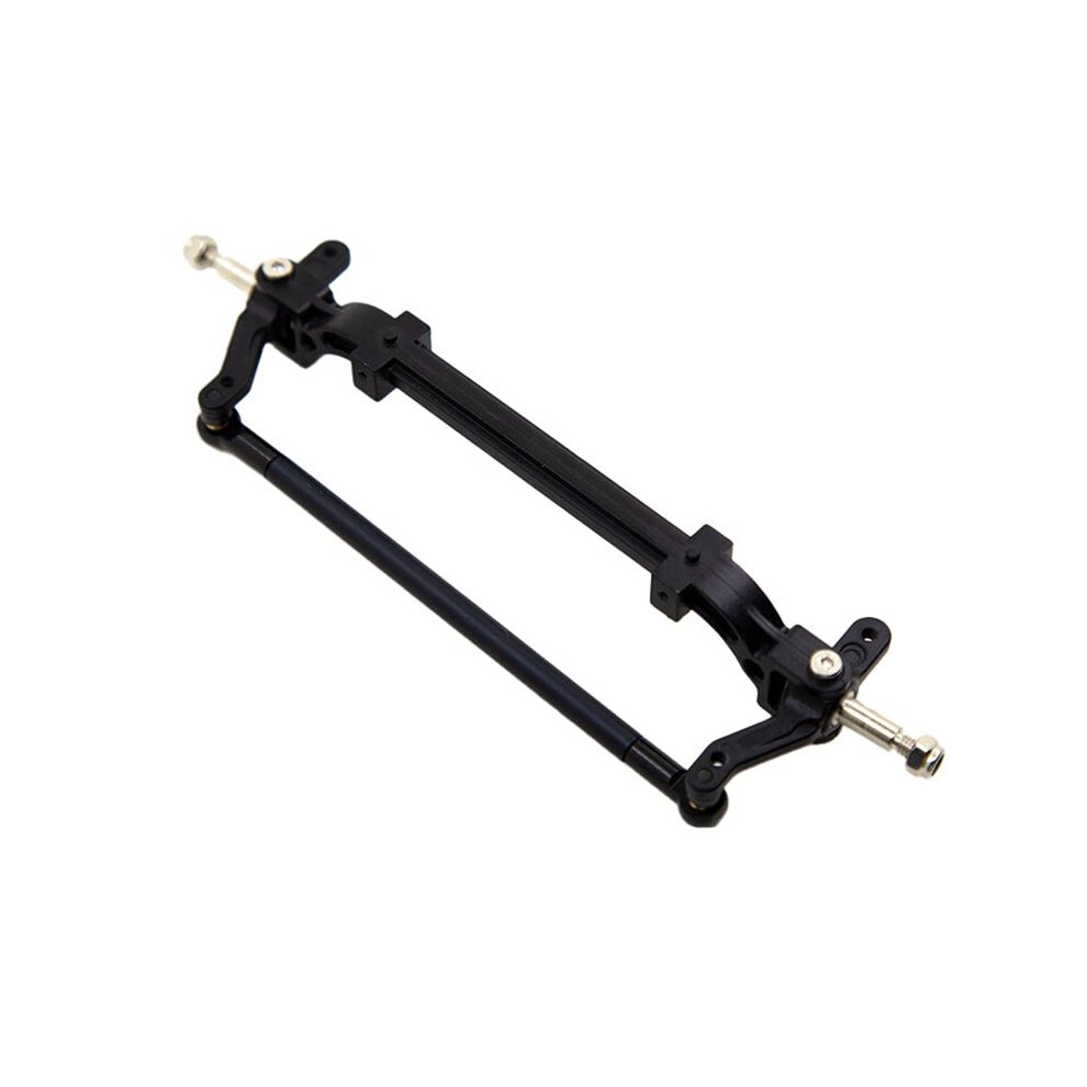 For 1/14 Tamiya Tractor Head Unpowered Axle Metal Steering Front Axle Tamiya Tractor Head Modification Diy, Black 6131407791575