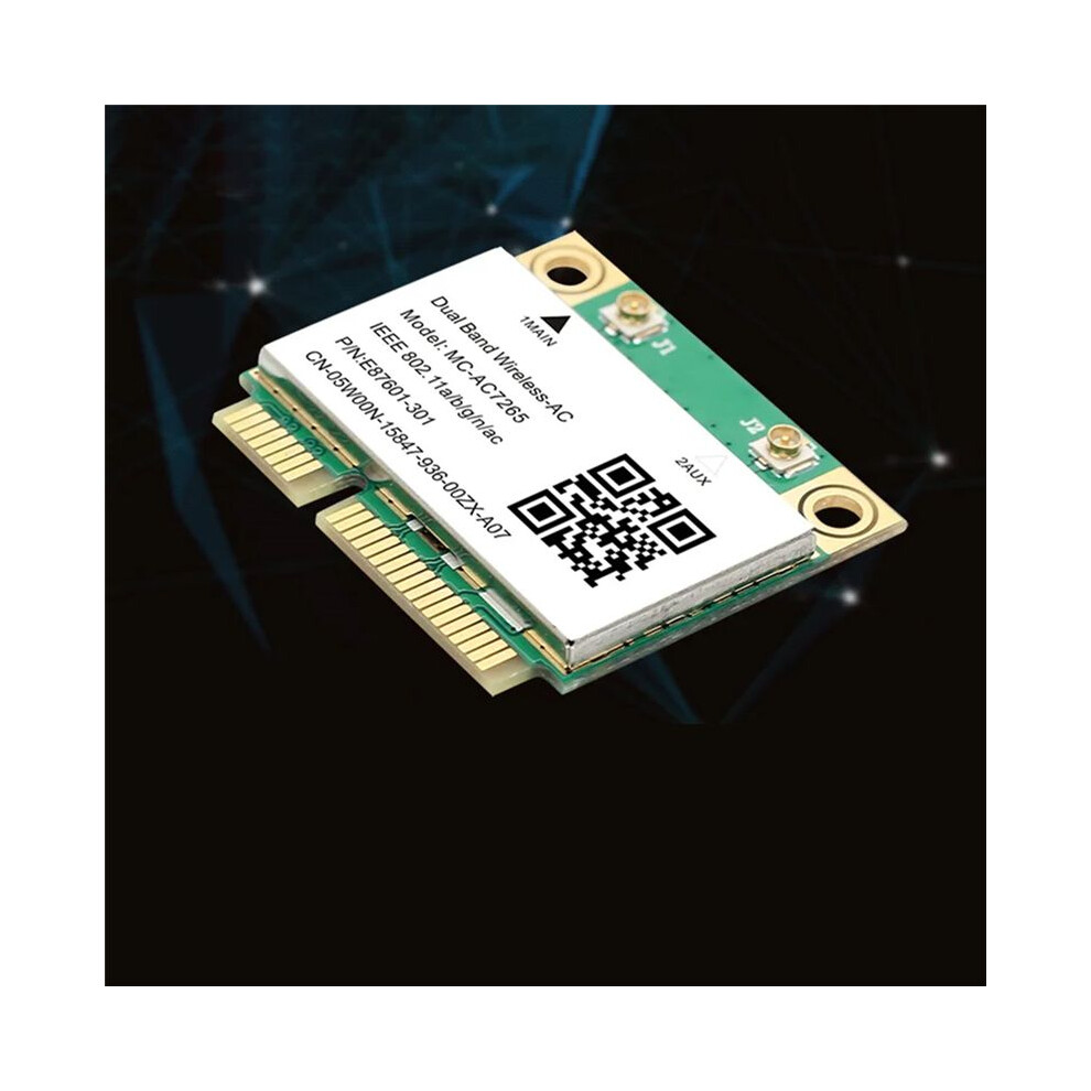 1200Mbps Bluetooth 4.2 Mini Pci-E Wifi Card Mc-Ac7265 Wireless Network Card 7265 802.11Ac 2.4G 5Ghz For Laptop 7260Hmw 4854110118591