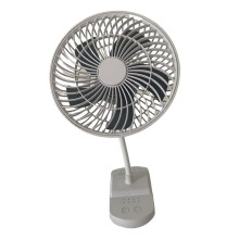 Compact Portable Oscillating Fan, Rechargeable Battery Powered Adjustable Height Stand Fan For Office Home Dorm, Foldable Travel Fan With Low Noise Le