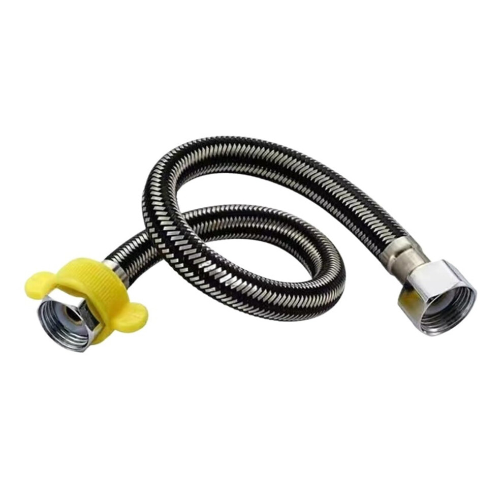 G1/2 Stainless Steel Pipe Hose, Suitable For Flexible Connection Of Toilet Water Heater And Single Cold Faucet Inlet Hose(10Cm) 9119770823885