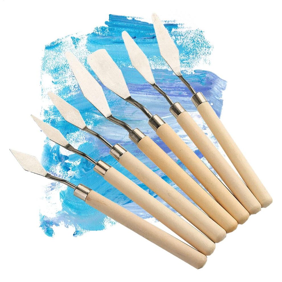 Malschaber Tool For Painting Spatula Set 7 Pieces Color Scraper Painting Tools 9001264118204