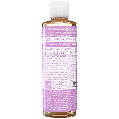 Dr Bronner Org Lavender Castile Liquid Soap 237ml