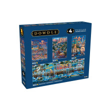 Buffalo Games - Eric Dowdle - 4 X 1 Multipack - 4 in 1 Puzzle Set für Erwachsene - Anspruchsvolle Puzzles