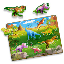 Rompecabezas de Madera Big Discoveries - Puzzles de Animales para Niños de 2 Años en Adelante