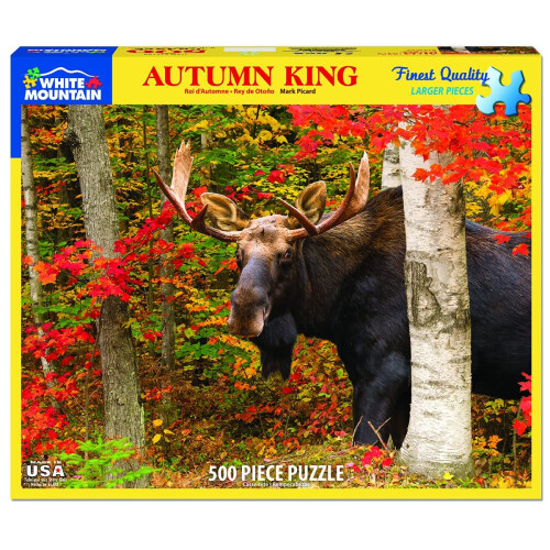 WHITE MOUNTAIN White Mountain Puzzles Autumn King - Puzzle da 500 pezzi 1