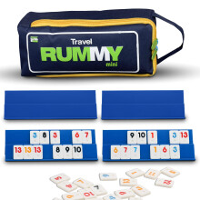 Point Games Classic Mini Rummy Game Set Two Tier Exclusive Folding