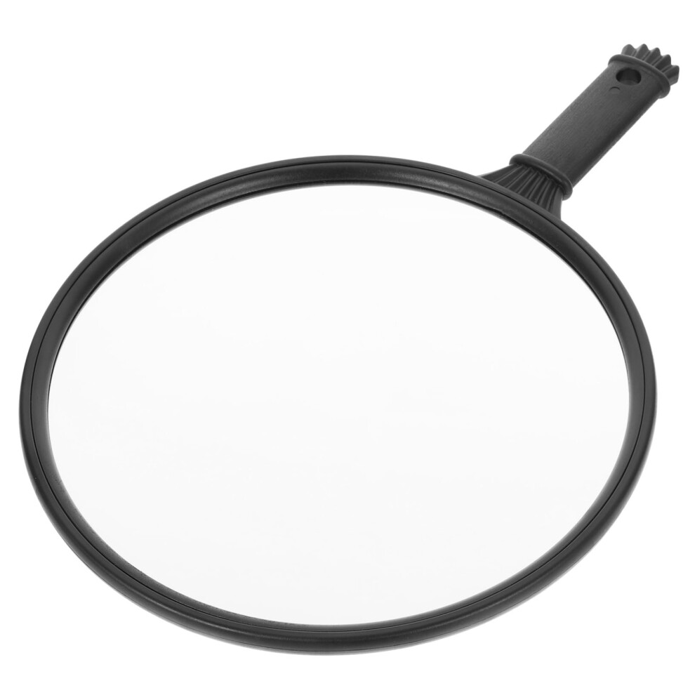 Handheld cosmetic mirror with ergonomic handle Highresolution for home and on the go