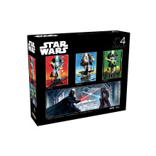 Bivalyjtkok Star Wars 4 az 1-ben tbbcsomagos kiraks, sznes puzzle felnotteknek preczisan vgott darabok, gynyru mualkotsok s rkig ta