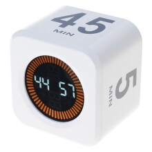 Cubes Digitaler Timer, LED-Display, Timer,-Weiß