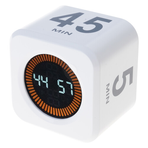 Cubes Digitaler Timer, LED-Display, Timer,-Weiß
