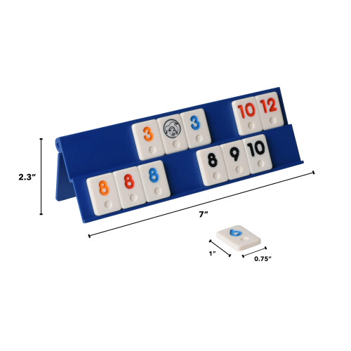 Point Games Classic Mini Rummy Game Set Two Tier Exclusive Folding 1