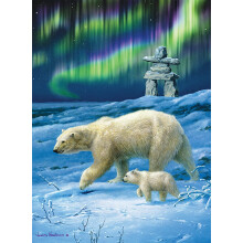 Bivalyjtkok Northern Lights Bears Hautman Brothers 1000 darabos tli kiraks szezonlis feladvnyok felnotteknek Preczis darabok nnepi m