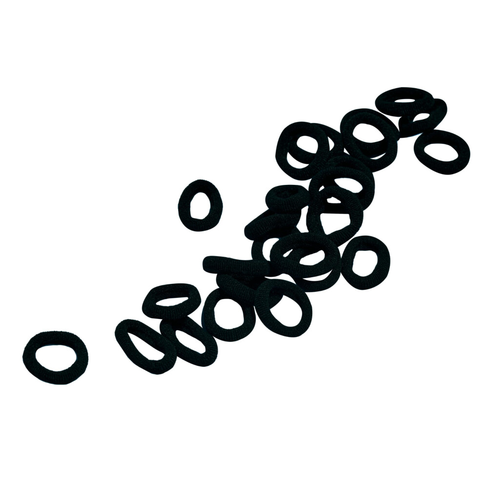 Photos - Hair Pin / Headband / Elastic Hair Tie Gimme Beauty X-Fine Hair Bands - Daily-Use Seamless Nylon & Spandex Bands - Gentle-Grip Zero-Headache & No-Snag Mini Hair Ti