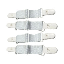 Quick Install Flexible Plastic Clip Fasteners Band With-White
