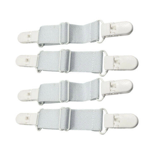 Quick Install Flexible Plastic Clip Fasteners Band With-White