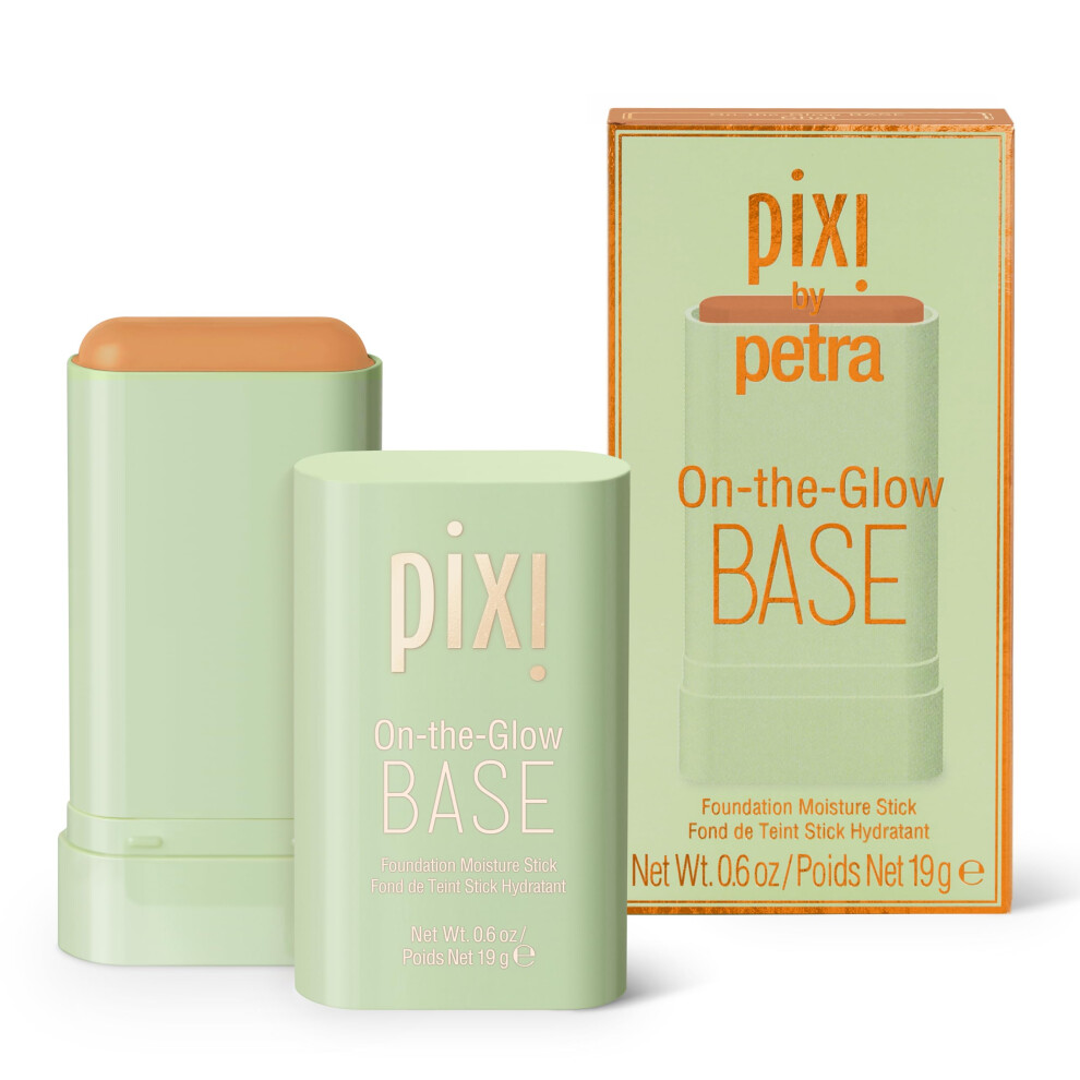 Pixi Beauty On-The-Glow Base| Tinted Moisturizer Foundation Stick | Chai: Very Tan Warm Shade| 0.6 Oz / 19G