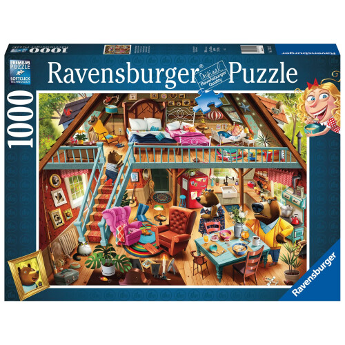Ravensburger Jigsaw Puzzle - GOLDILOCKS GETS CAUGHT! - 1000 Pieces 1