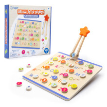 Educational Insights ABCs & Letter Sounds Holzpuzzle - Alphabet Puzzles für Kleinkinder, Montessori Spielzeug
