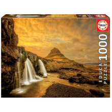 Educa - Puzzle de 1000 pièces pour adultes | Chute d'eau Kirkjufellsfoss, Islande. 14 ans (17971)