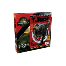 Buffalo Games - 300 Teile Jurassic World T. Rex Begegnung Puzzle - Präzise Teile, Schöne Kunst, Stunden Spaß