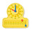 hand2mind NumberLine Clock Sensory Bubble Popper, Fidget Toy for Learning Time 1