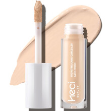 HECI BEAUTY Maquillaje corrector lνquido para imperfecciones y ojeras - Corrector de cobertura media a completa para rostro 03 Light 0.22 Fl Oz