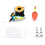 Caméra de pêche sous-marine avec objectif de vision nocturne, haute résolution, multi-écrans, double caméra commutable, design en forme de 5