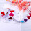 Αυτοκόλλητα χειροτεχνίας DIY, αυτοκόλλητα, σχήματα καρδιάς, διακόσμηση για την 4