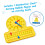 hand2mind NumberLine Clock Sensory Bubble Popper, Fidget Toy for Learning Time 2