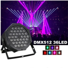 36 LED-Bühnenleuchten DMX512 Bühnenbeleuchtung für DJs, Discos und Partys mit Fernbedienung