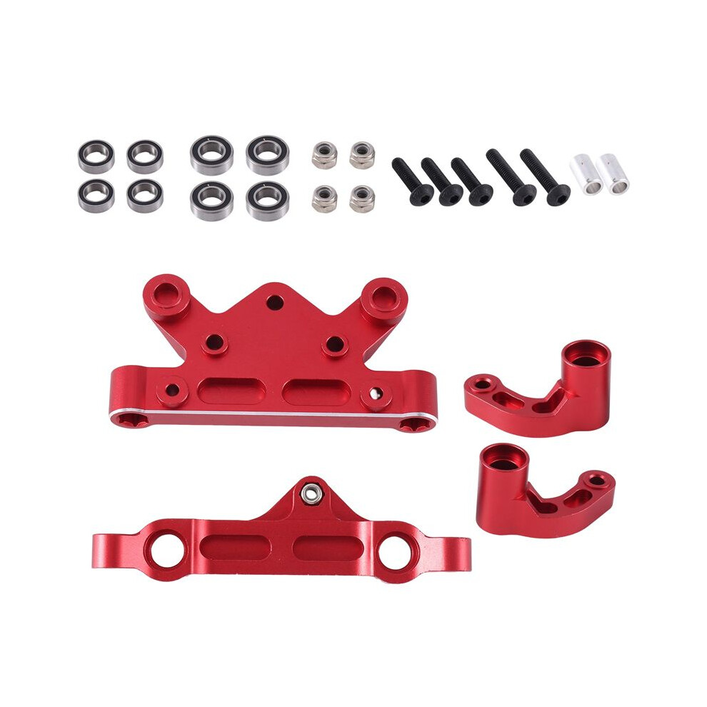 Metal Steering Assembly Set For 1/5 Arrma Kraton 8S Blx Outcast 8S Blx Kraton Exb Roller Upgrade Parts Accessories, Red 6134218516771